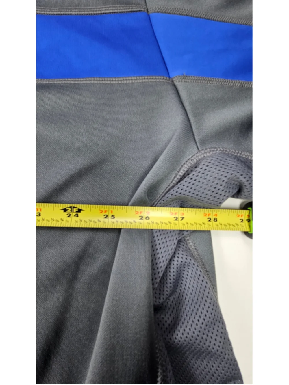 Nike Dri-FIT Track Jacket Men’s 3XL Gray Blue Full Zip Mesh Panel Swoosh